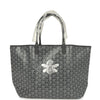 Goyard Goyardine Gray St. Louis PM Tote Bag Palladium Hardware