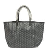 Goyard Goyardine Gray St. Louis PM Tote Bag Palladium Hardware