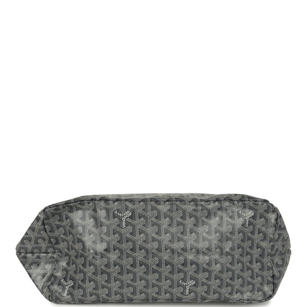 Goyard Goyardine Gray St. Louis PM Tote Bag Palladium Hardware