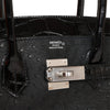 Hermes Birkin 30 Black Matte Alligator and Ostrich Touch Palladium Hardware