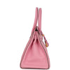 Pre-owned Hermes Special Order (HSS) Birkin 30 Bubblegum Verso Chèvre Brushed Gold Hardware