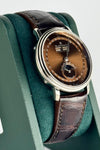 Villeret QuantiÃ¨me Complet Moon Phase 18k White Gold Chcolate Dial 38 mm With Original Papers