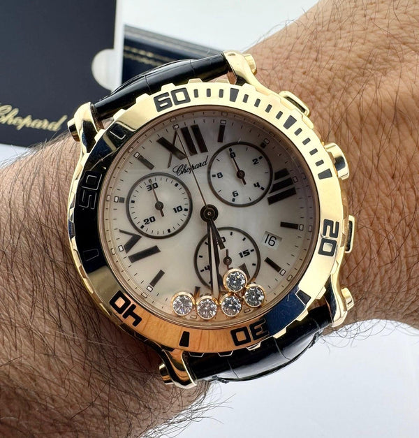 Chopard Happy Sport Chrono Diamonds Automatic 40 Happy with box and papers