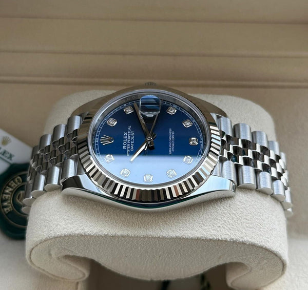 DATEJUST JUBILEE OCEAN BLUE DIAMOND