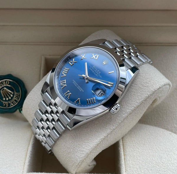 DATEJUST JUBILEE OCEAN BLUE ROMAN