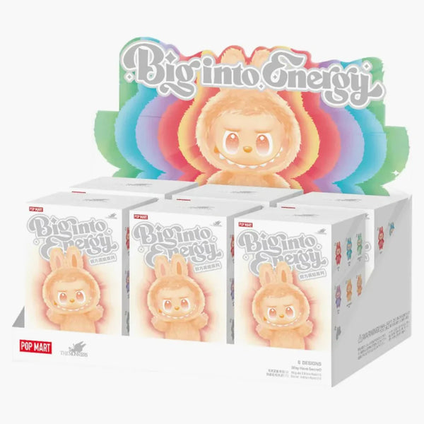 Pop Mart Labubu The Monsters Big Into Energy Series Vinyl Plush Pendant Sealed Case (6 Blind Boxes)