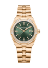 Overseas Diamond Bezel Self-Winding 35mm Pink Gold Watch