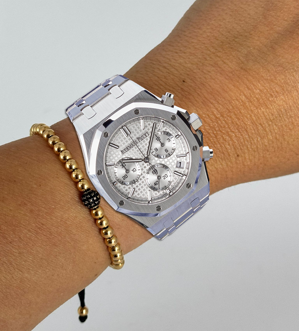 Royal Oak Selfwinding Chronograph Grande Tapisserie Silver