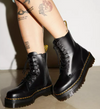 JADON PLATFORM BOOTS IN SMOOTH LEATHER 3 COLORS 