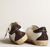 Super-Star with silver star and brown glitter heel tab