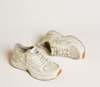 Lightstar Women's White Leather and Mesh and White Star