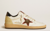 Ball Star Donna LTD with mesh star and midnight blue leather heel