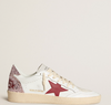 Ball Star LTD with red leather star and pink glitter heel tab