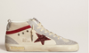Super-Star Donna in white nubuck and Swarovski crystals
