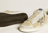 Men's Stardan in nubuck and crackle leather with silver metallic leather star "LAST PIECES"