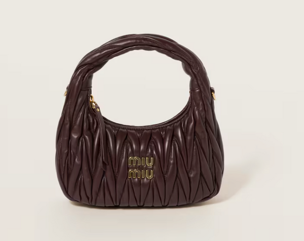 Wander hobo bag in quilted nappa