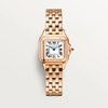 Cartier PanthÃ¨re de Cartier SM â€“ 750 Rose Gold, Silver Dial & Sapphire Cabochon