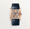 Cartier Skelettierte Tank FranÃ§aise Large 36.7mm x 30.5mm Rose Gold Skeleton Hand-Wound 9630 MC