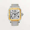 Santos de Cartier Chronograph XL Steel & Gold Automatic Watch