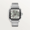Santos de Cartier Skeleton Large Watch Black ADLC Limited Edition