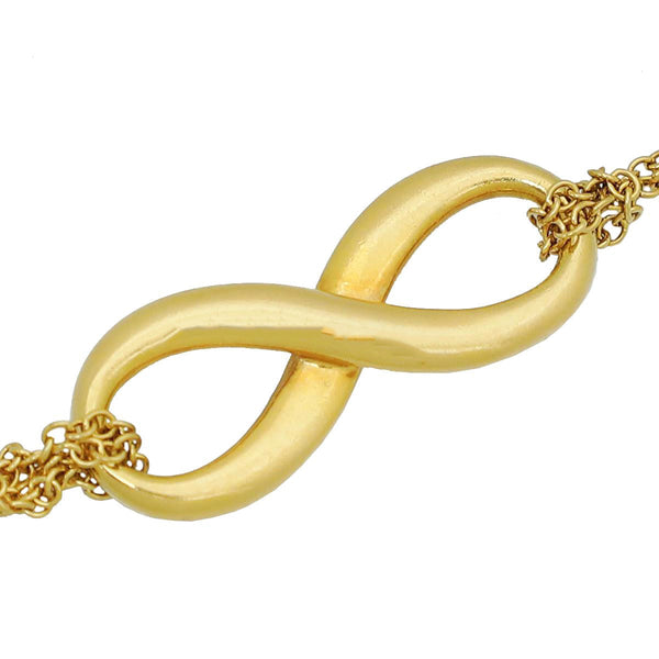 Tiffany & Co 18K Yellow Gold Infinity Bracelet