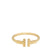 Tiffany &amp; Co 18K Pink Gold T Wire Ring 56