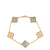 Van Cleef &amp; Arpels 18K Rose Gold 5 Motifs Diamond Vintage Alhambra Bracelet