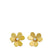 Van Cleef &amp; Arpels 18K Yellow Gold Diamond Small Model Frivole Earrings