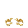 Van Cleef &amp; Arpels 18K Yellow Gold Diamond Small Model Frivole Earrings