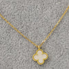 Van Cleef &amp; Arpels 18K Yellow Gold MOP Sweet Alhambra Necklace 