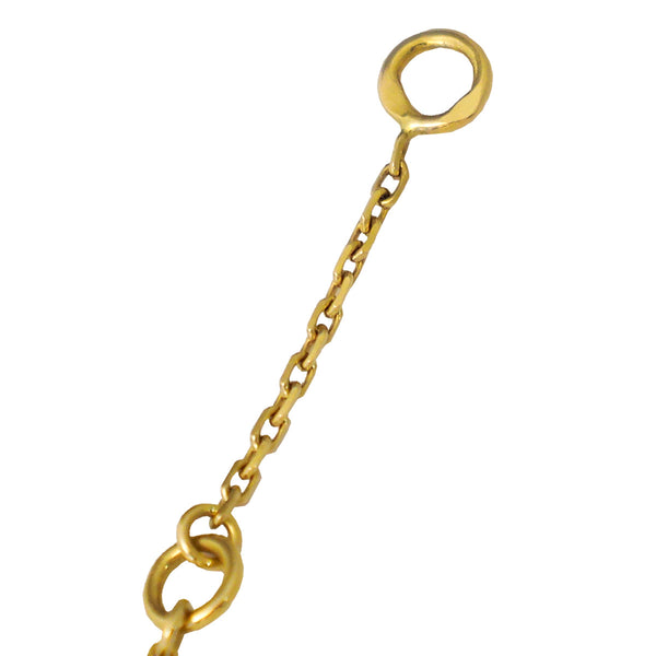 Van Cleef &amp; Arpels 18K Yellow Gold MOP Sweet Alhambra Necklace 