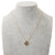 Van Cleef & Arpels 18K Rose Gold Diamond Silver Obsidian Vintage Alhambra 2023 Holiday Pendant Necklace