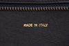 Chanel 1989-91 Navy Chevron Lambskin Handbag