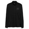 adidas x Genuine Authentic Brand Embroidered Logo Quarter Zip Pullover
