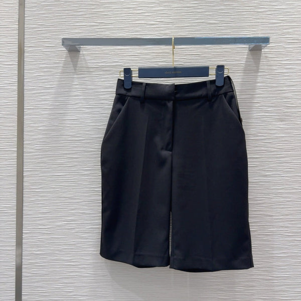 LV 25 Simple Elegant Vest Set Black Beige Poliester Wool