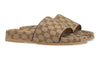 Gucci GG Supreme print slides 
