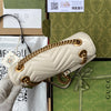 GG MARMONT MEDIUM SHOULDER BAG METELASSE' WHITE