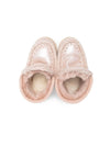 Stivali con cuciture a contrasto per bambina Mou Kids rosa con design senza aperture
