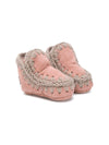 Stivali da neve per neonata Mou Kids rosa con punta tonda