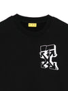 Felpa per bambino Off-White Kids nera con logo stampato