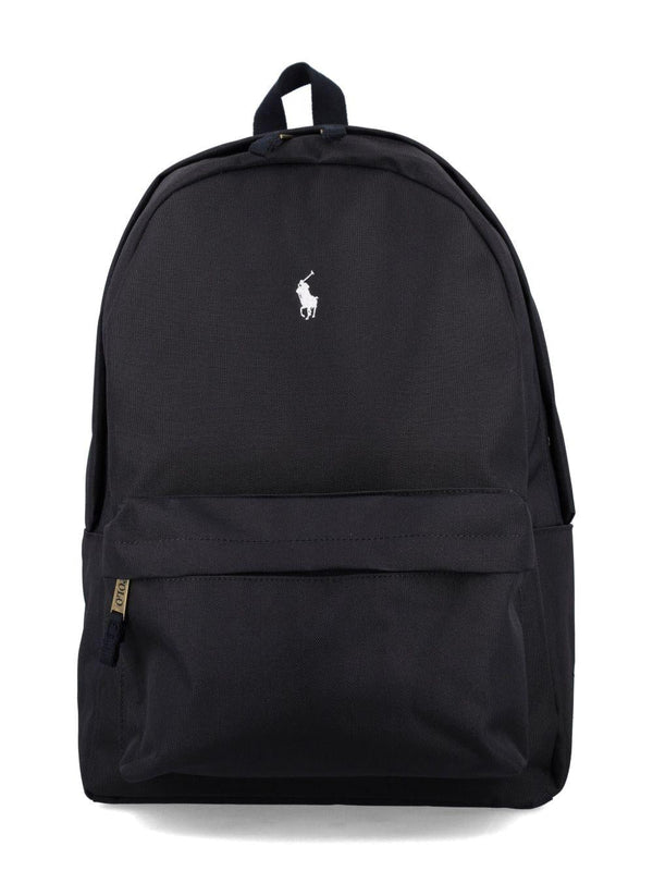 Zaino Polo Pony per bambini Polo Ralph Lauren Kids nero con motivo Polo Pony