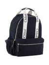 Zaino per bambina Chloé Kids blu con spalline con logo ricamato