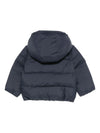 Giubbino per neonato K-Way Kids blu con design trapuntato