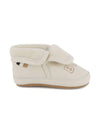 Sneakers per neonato BOSS Kids bianche con fodera in shearling