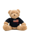 Orsetto Flag per neonati Polo Ralph Lauren Kids nero con logo intarsiato