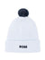 Berretto per neonato Boss Kids azzurro con pompon in maglia