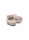 Stivali Eskimo per neonati Mou Kids beige con effetto metallizzato