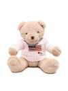 Orsetto Flag per neonati Polo Ralph Lauren Kids rosa con logo intarsiato