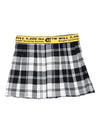 Gonna per bambina Off-White Kids bianco e nero con motivo a quadri