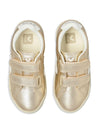 Sneakers per bambina VEJA Kids oro con applicazione logo